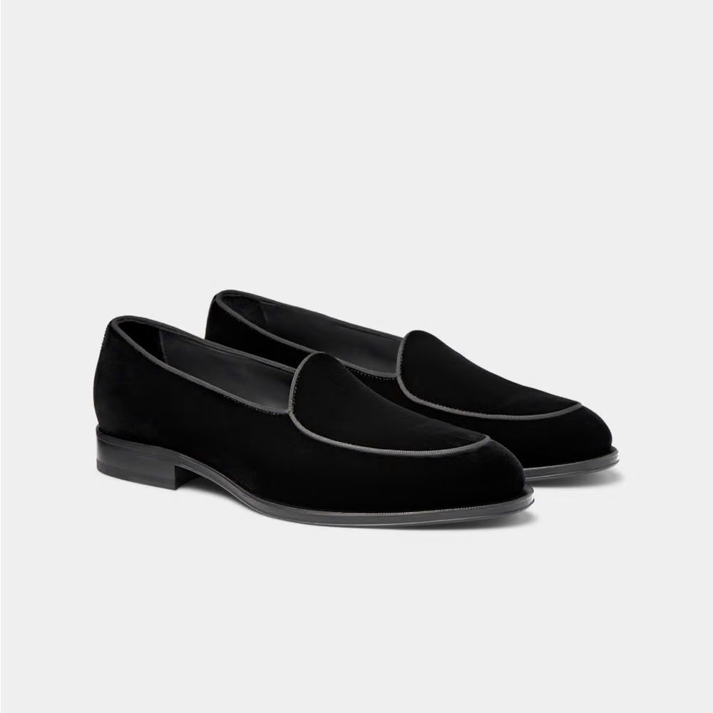 Tuxedo Black Men's Loafers